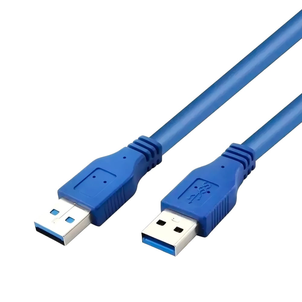 Cabo USB 3.0 AM/AM 1,0 Metro Cabo USB 3.0 A Macho x A Macho - 1mt